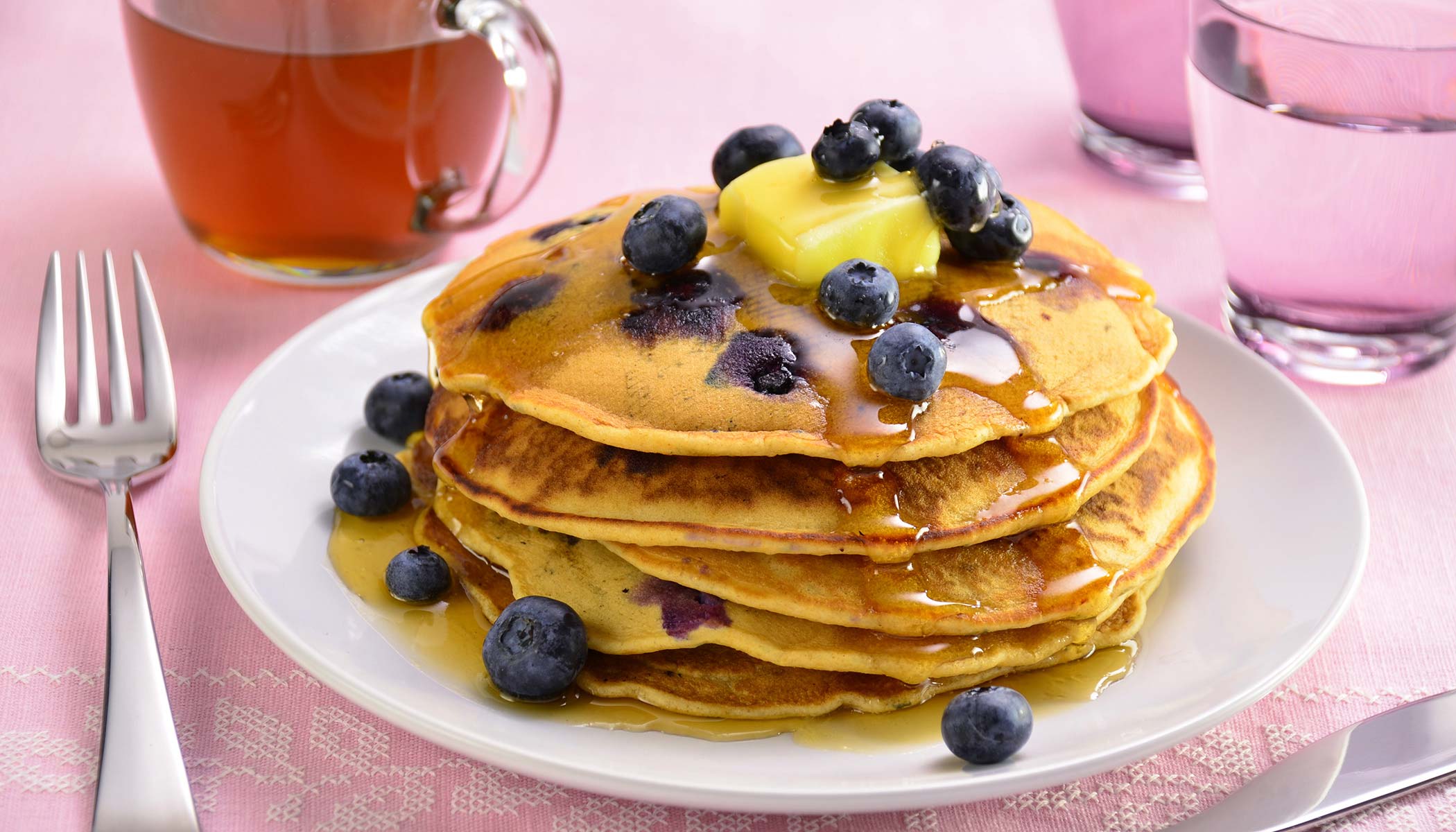 Zojirushi Recipe – Blueberry Whole Wheat Pancakes