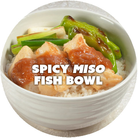 Spicy Miso Fish Bowl
