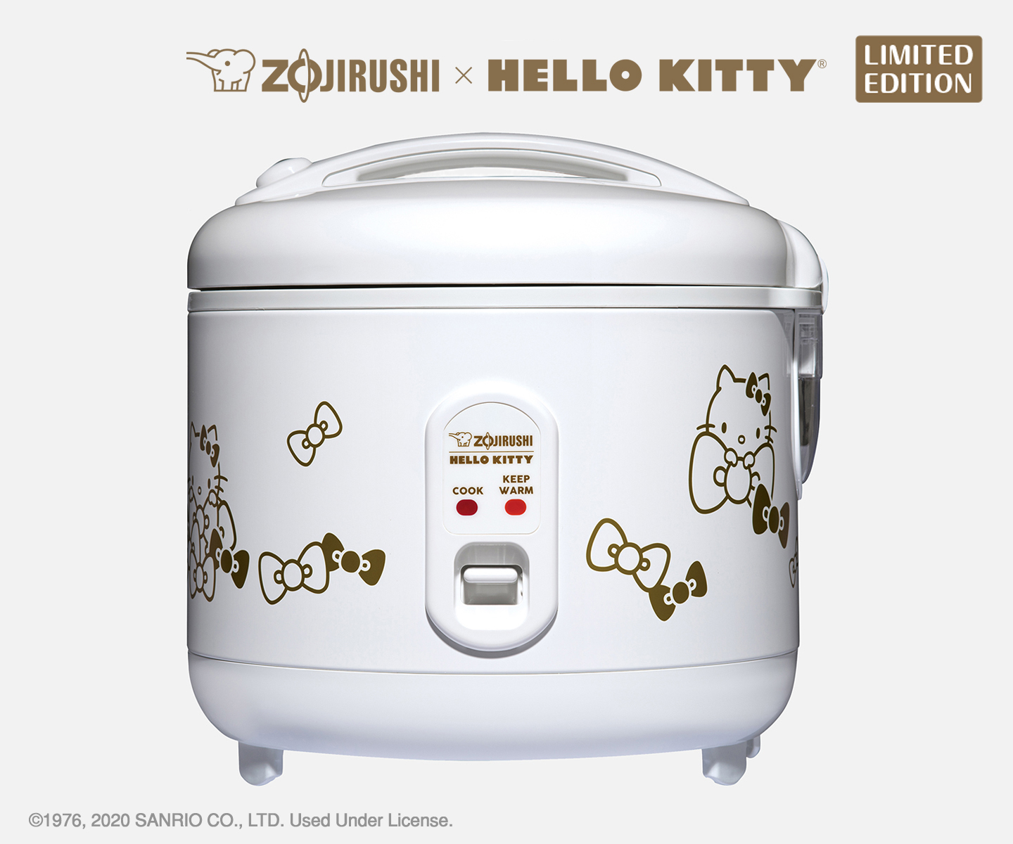 ZOJIRUSHI x HELLO KITTY<sup>®</sup> Automatic Rice Cooker & Warmer NS-RPC10KT